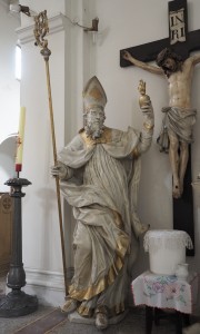 03 Sochy sv. Augustina a sv. Ambrože  